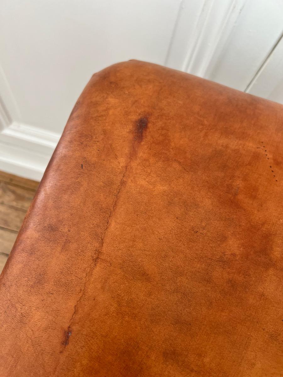 Agrès de gymnastique cuir 1950