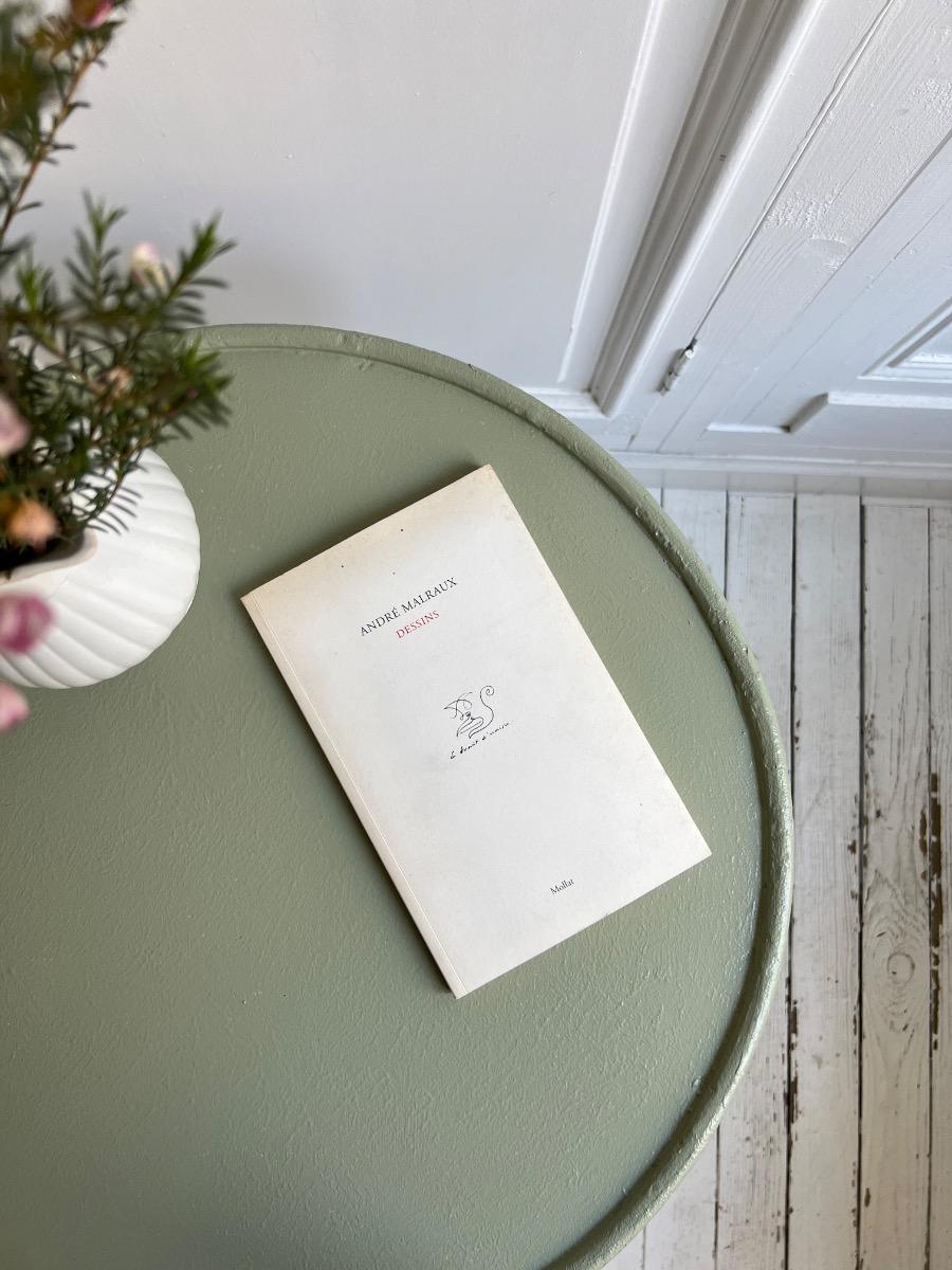 Guéridon de jardin XIXème métal peint 