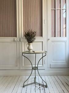 Guéridon de jardin XIXème métal peint 