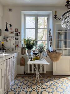 Table jardin XIXème marbre