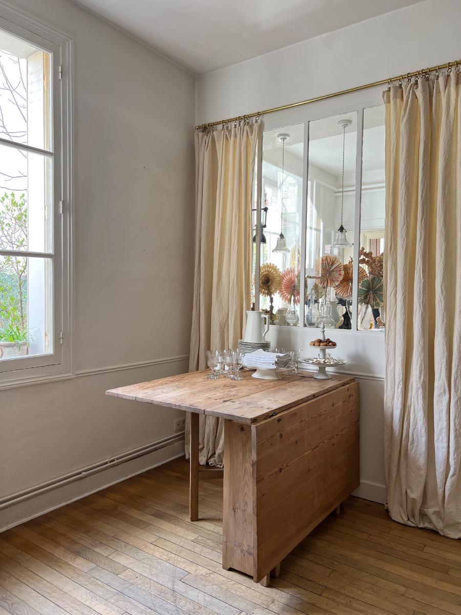 Table gateleg XIXème sapin