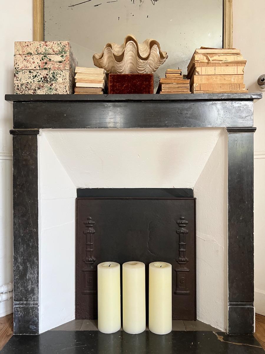 Plaque cheminée XVIIIème fonte