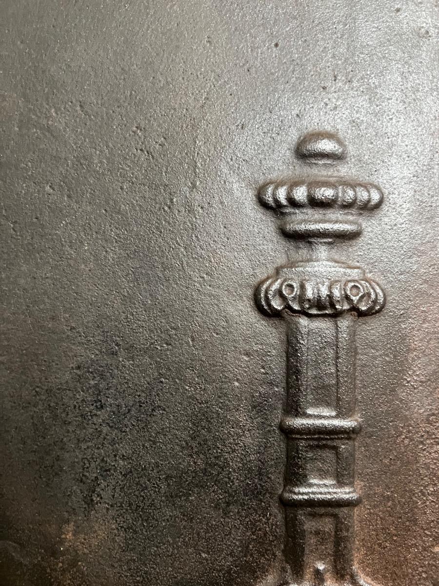 Plaque cheminée XVIIIème fonte