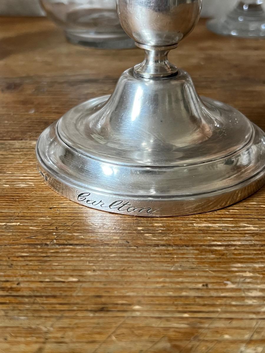 Bougeoir Christofle pour le Carlton 1960