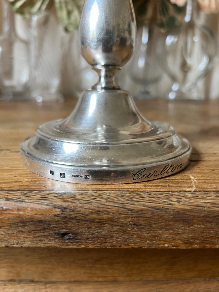 Bougeoir Christofle pour le Carlton 1960