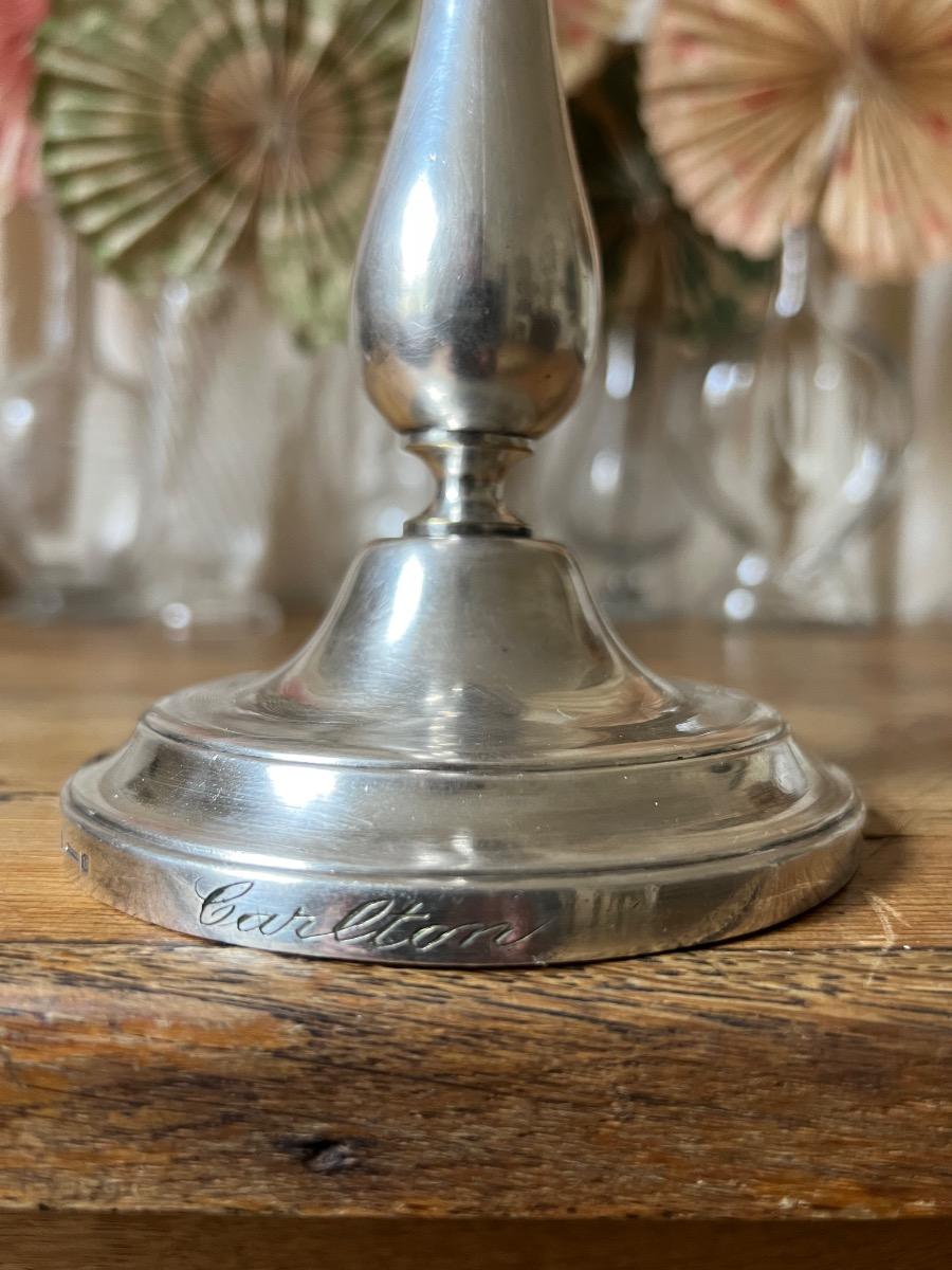 Bougeoir Christofle pour le Carlton 1960