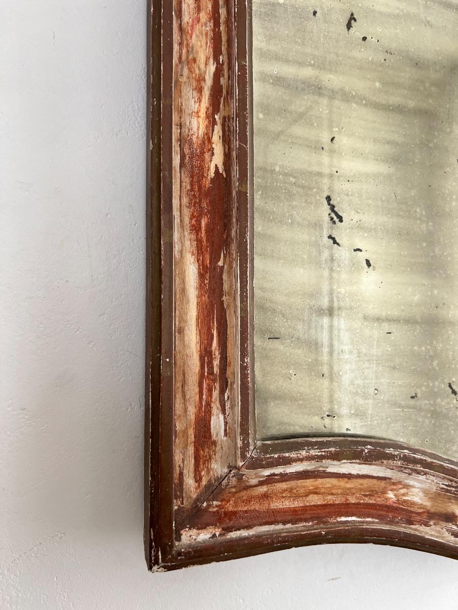 Miroir XIXème tain fané