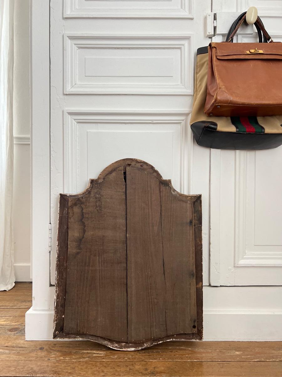 Miroir XIXème tain fané