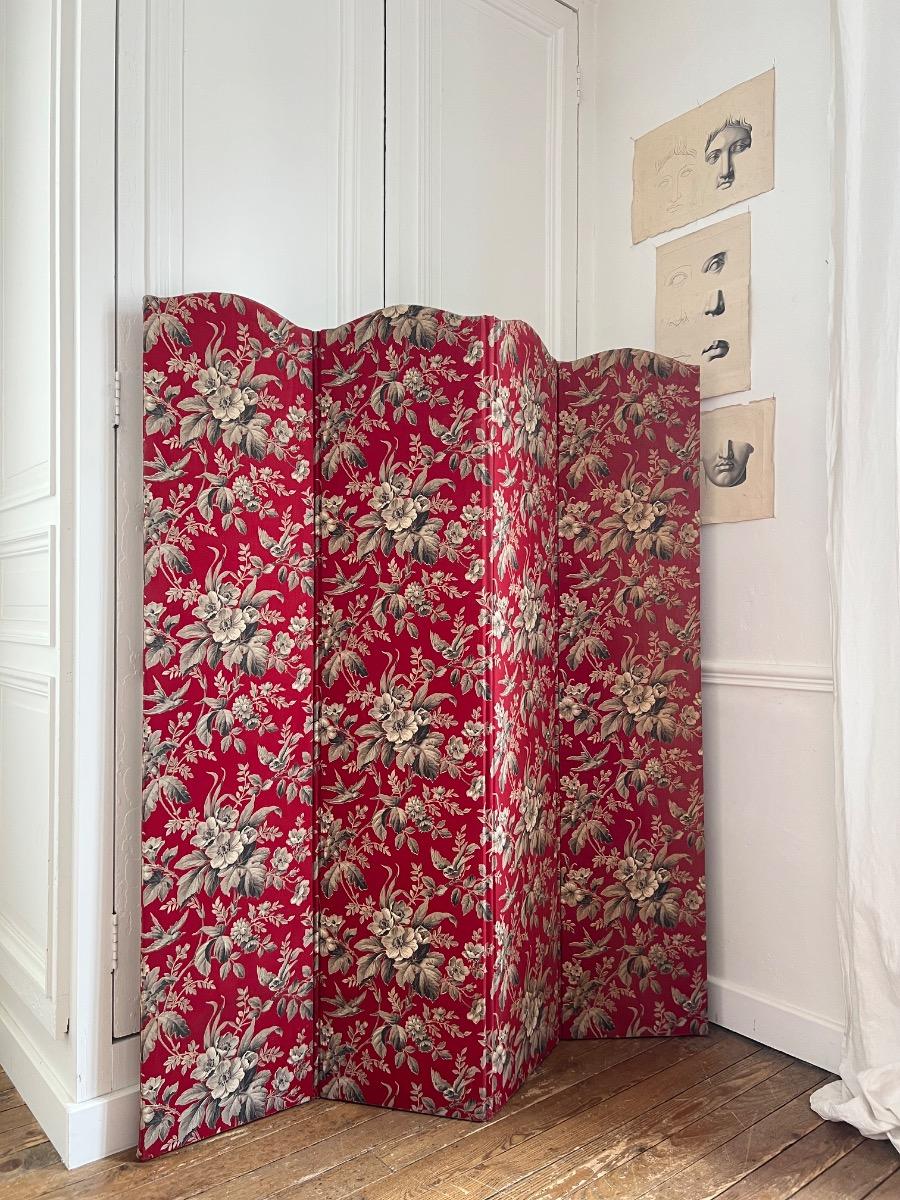 Paravent 4 vantaux 1950.