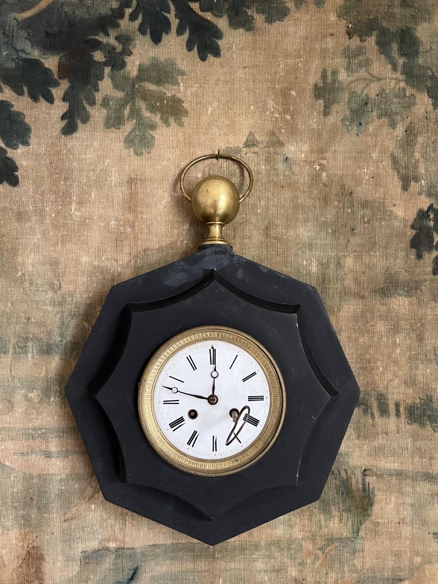 Horloge tôle XIXème
