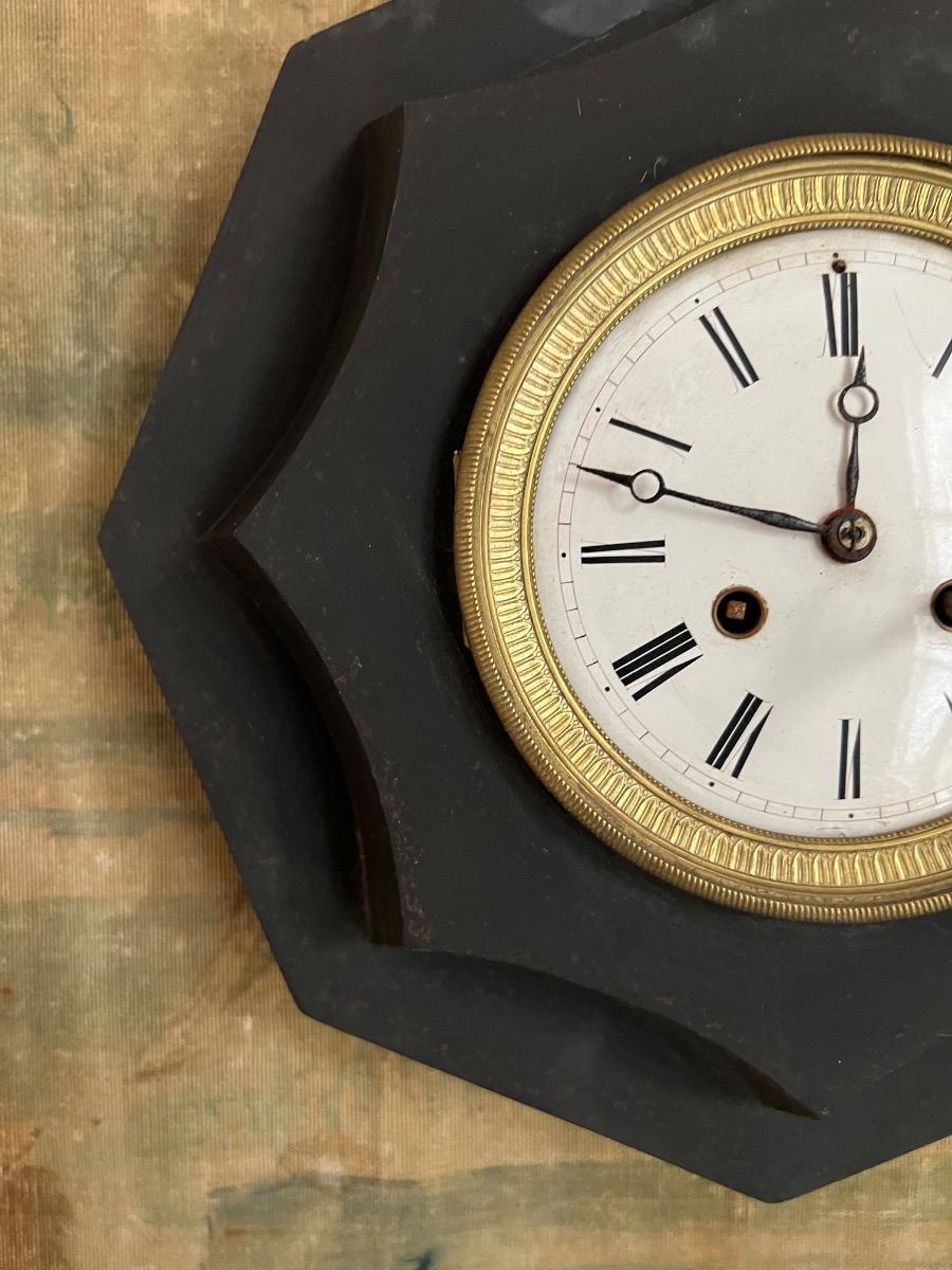 Horloge tôle XIXème