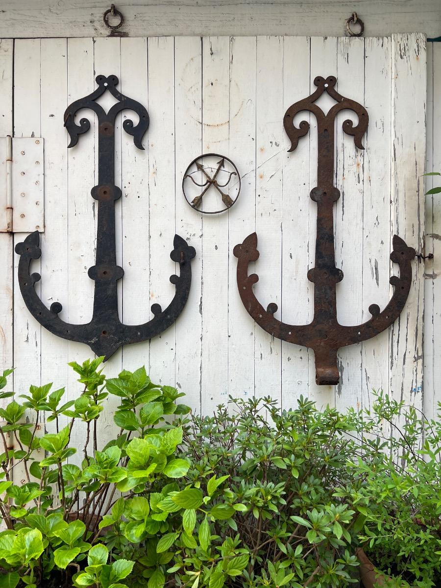 Enseigne marine double-face XIXème