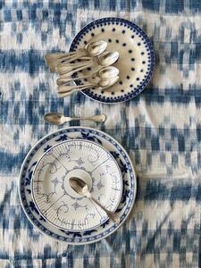 Service 12 cuillères dessert métal argenté 