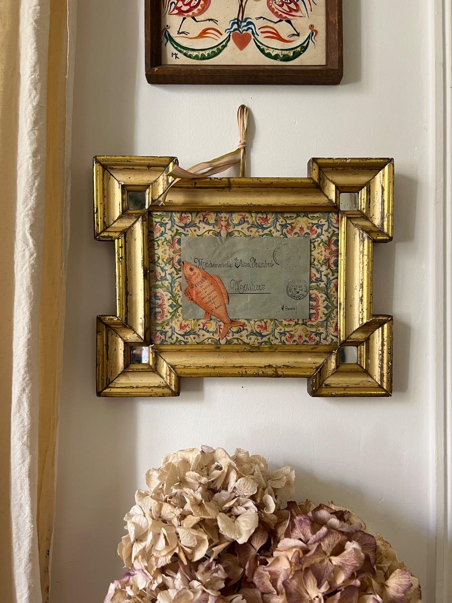 Courrier encadrement XIXème