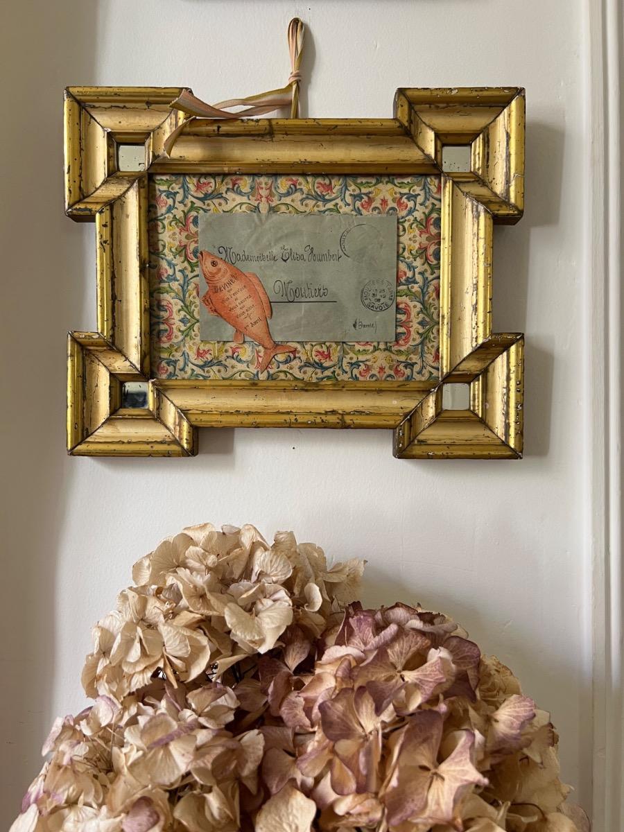 Courrier encadrement XIXème