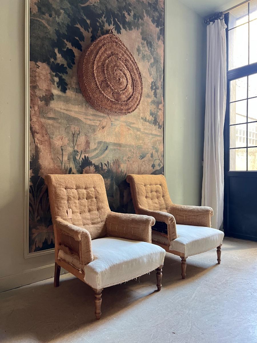 Paire de fauteuils époque NIII