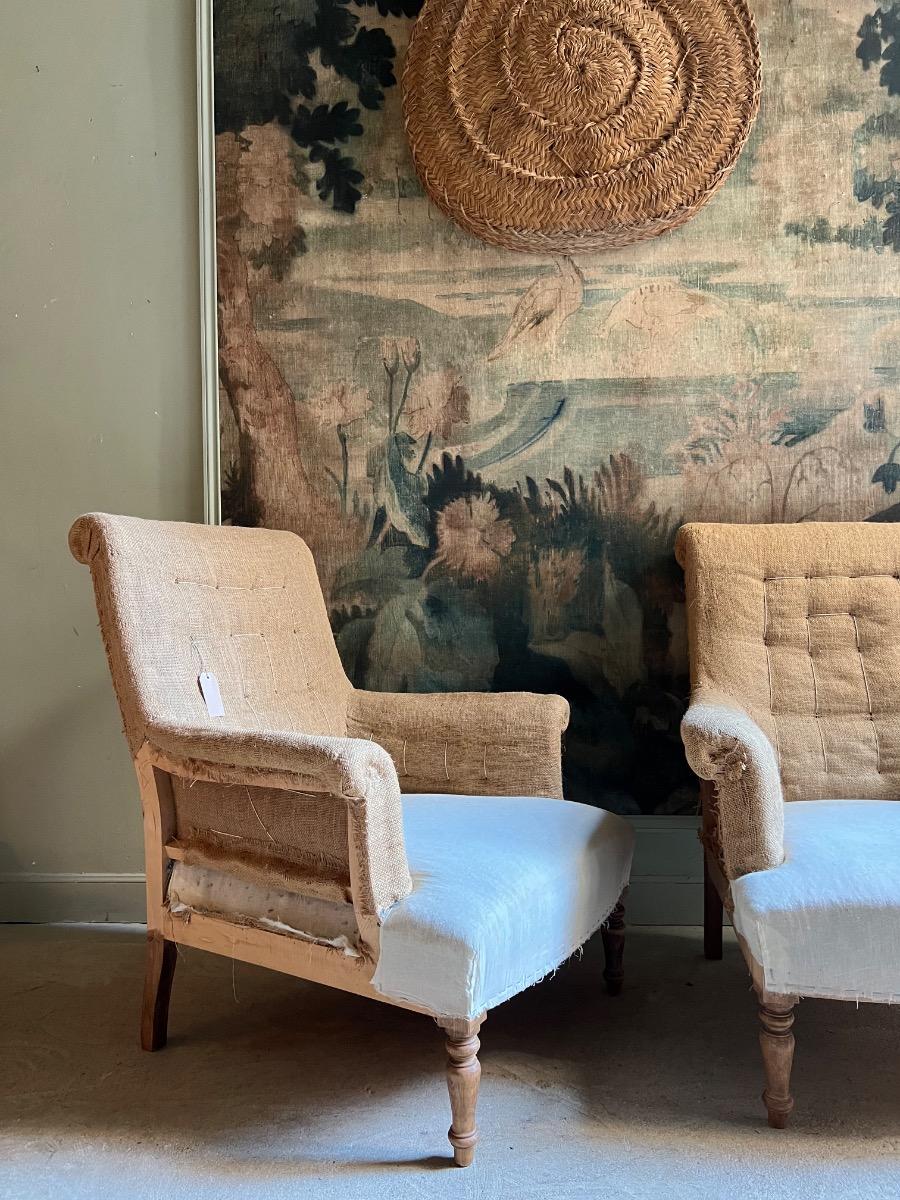 Paire de fauteuils époque NIII