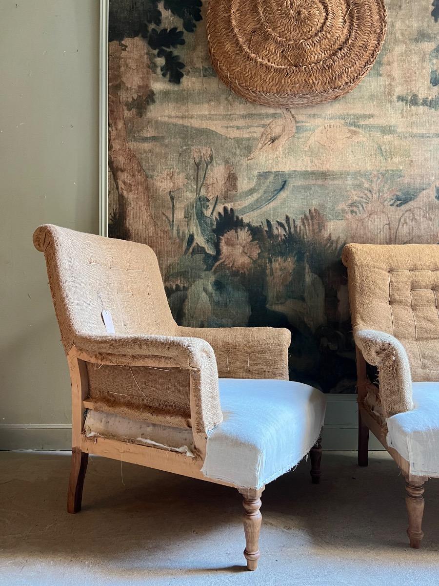 Paire de fauteuils époque NIII