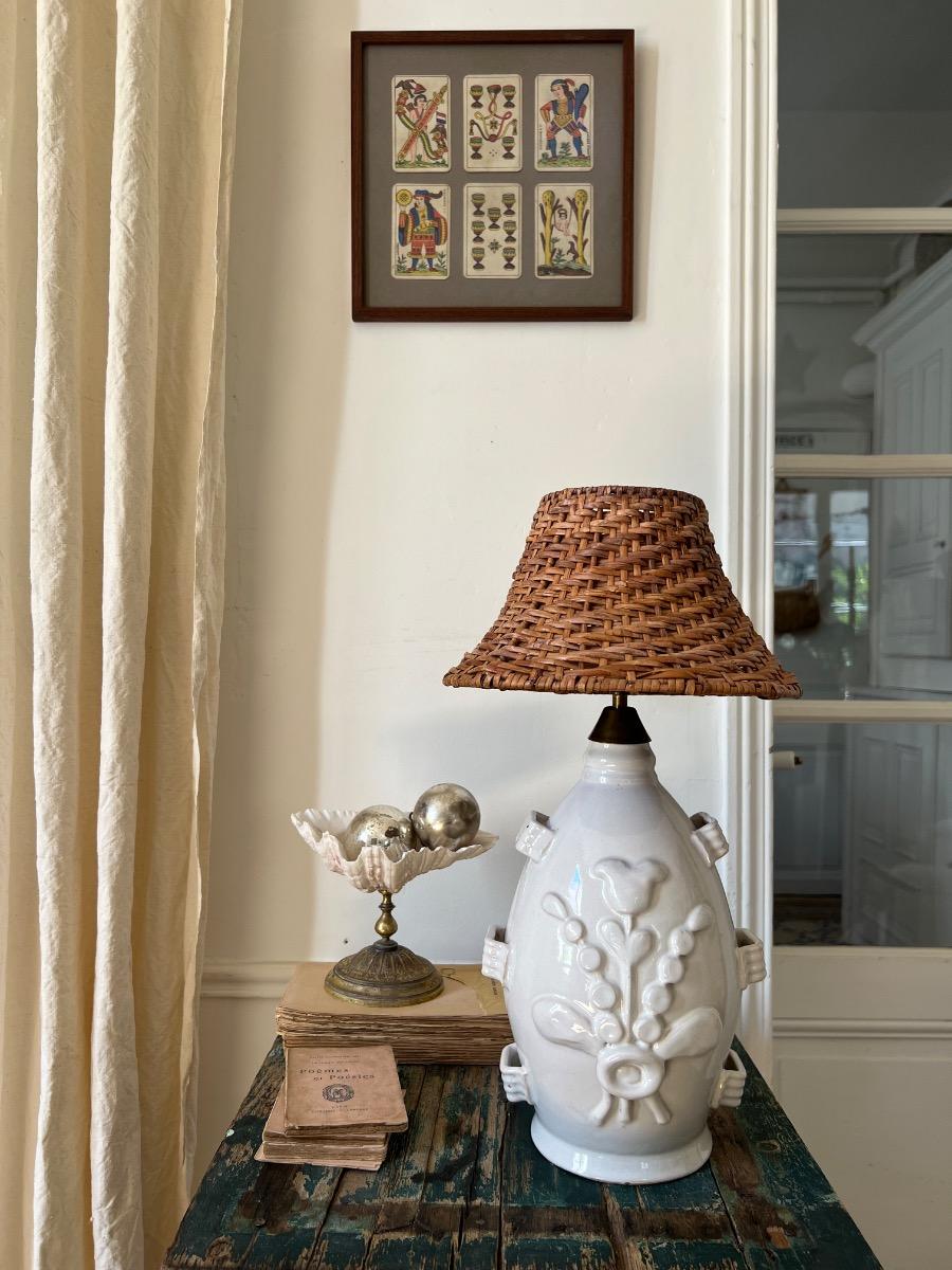 Lampe céramique 1960