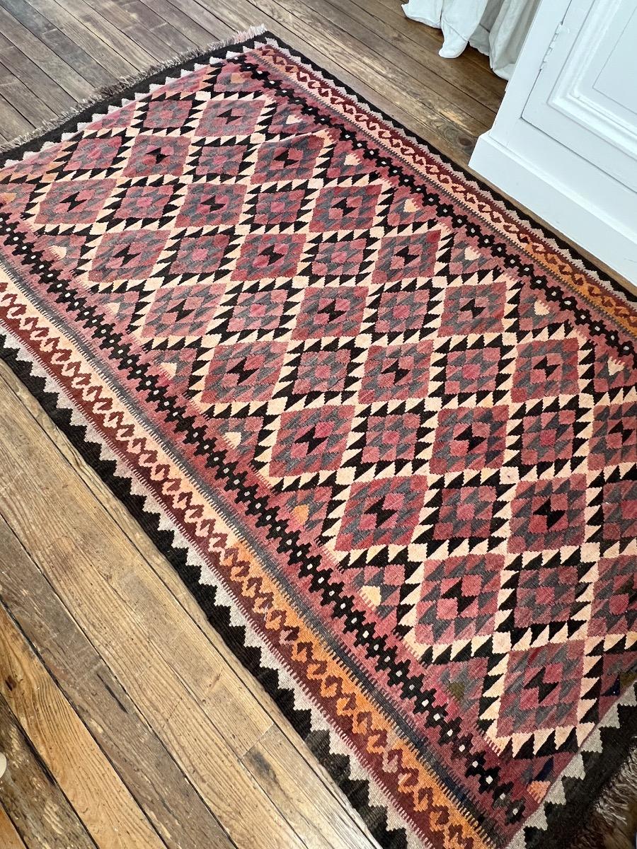 Tapis kilim laine
