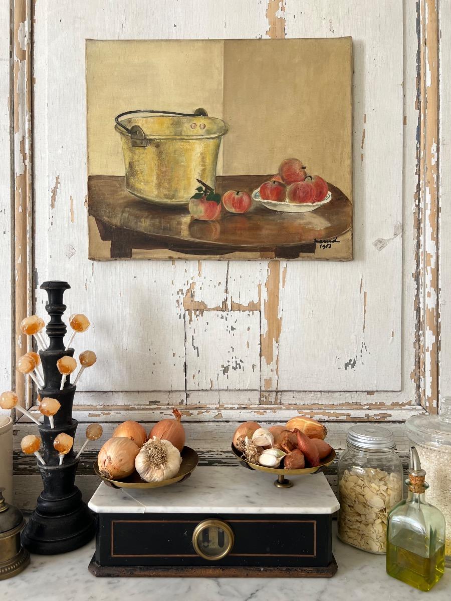 Huile sur toile 1950