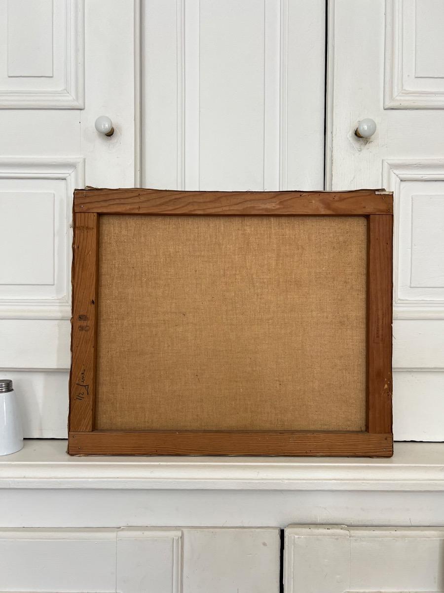 Huile sur toile 1950