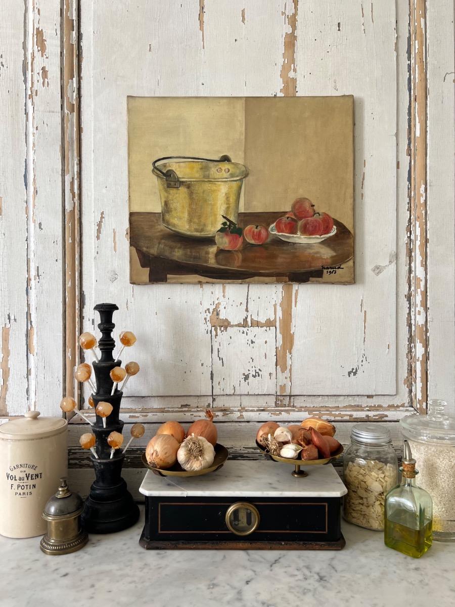 Huile sur toile 1950