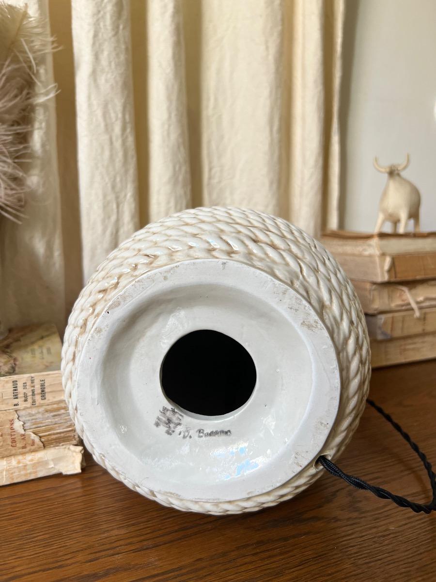 Lampe céramique Bassano 1970
