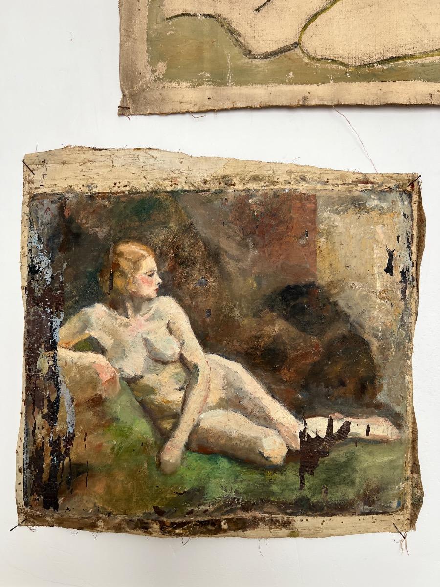 3 toiles peintes 1930