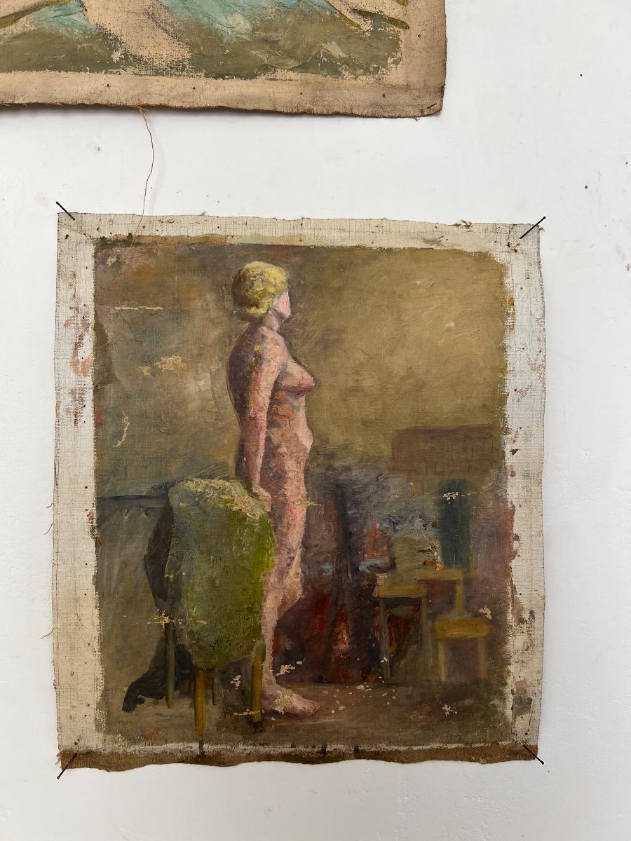 3 toiles peintes 1930