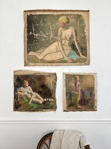 3 toiles peintes 1930