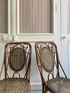 Paire de chaises en rotin Perret & Vibert 1920