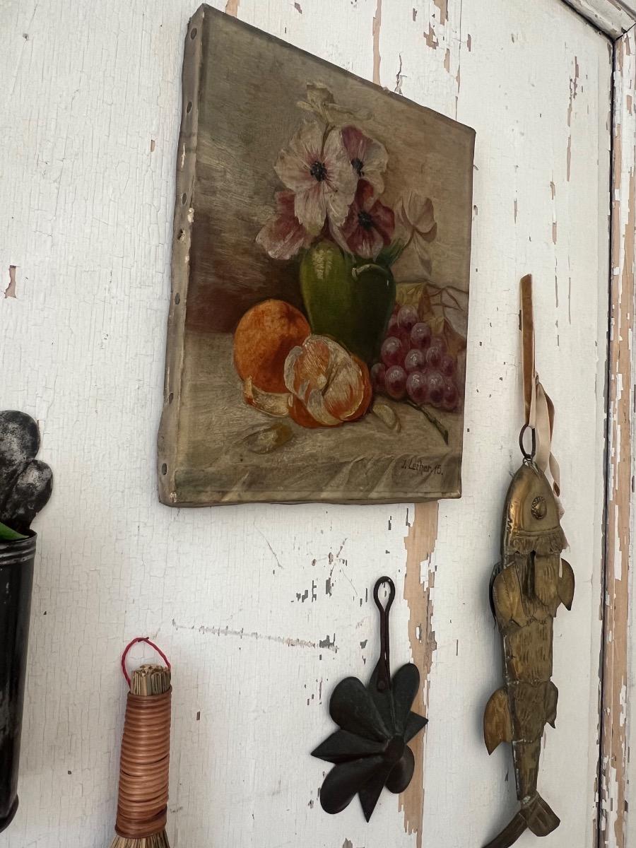 Nature morte, huile sur toile 1915