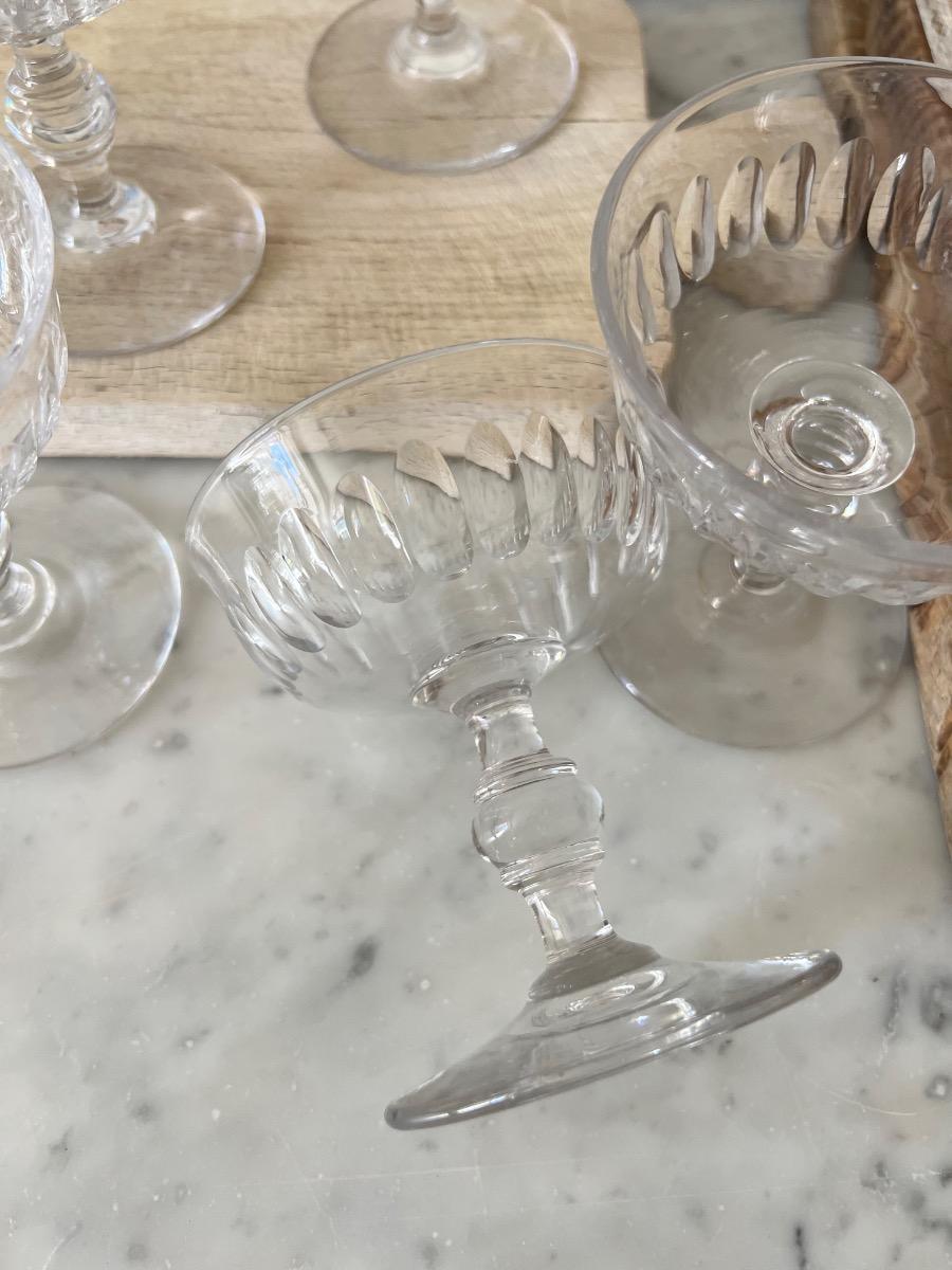 Service 12 coupes à champagne 1880