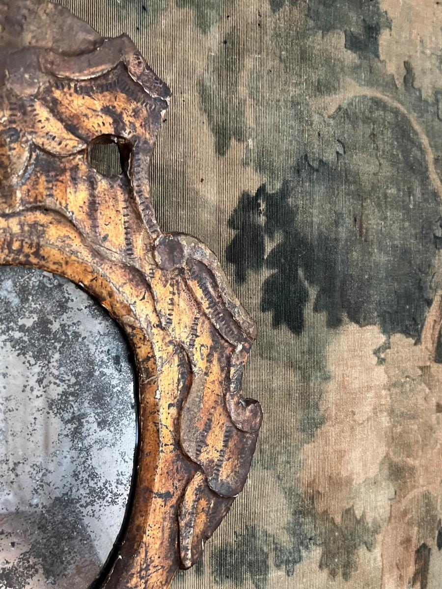 Paire de miroirs italiens XVIIIème