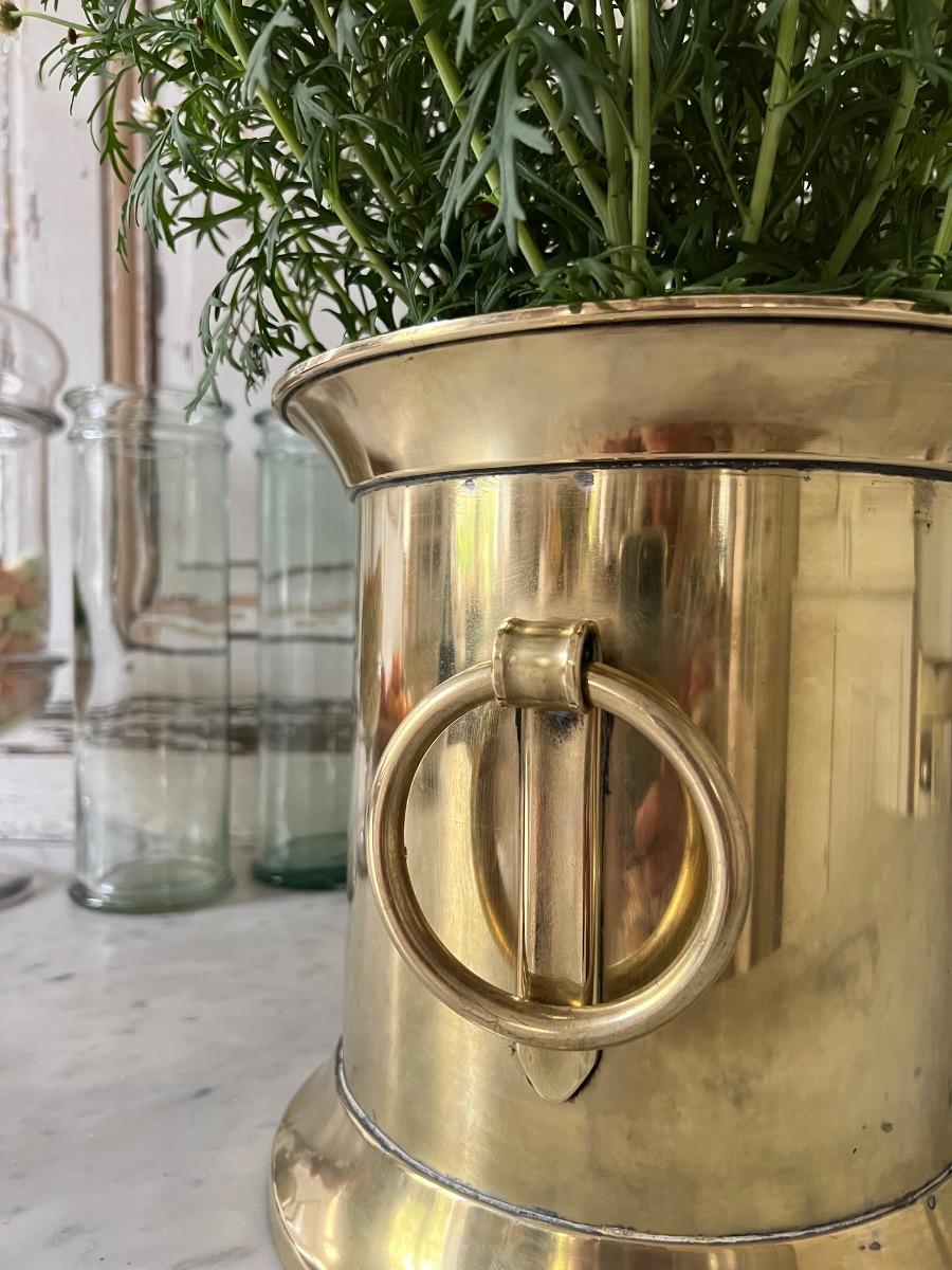 Jardinière laiton 1940