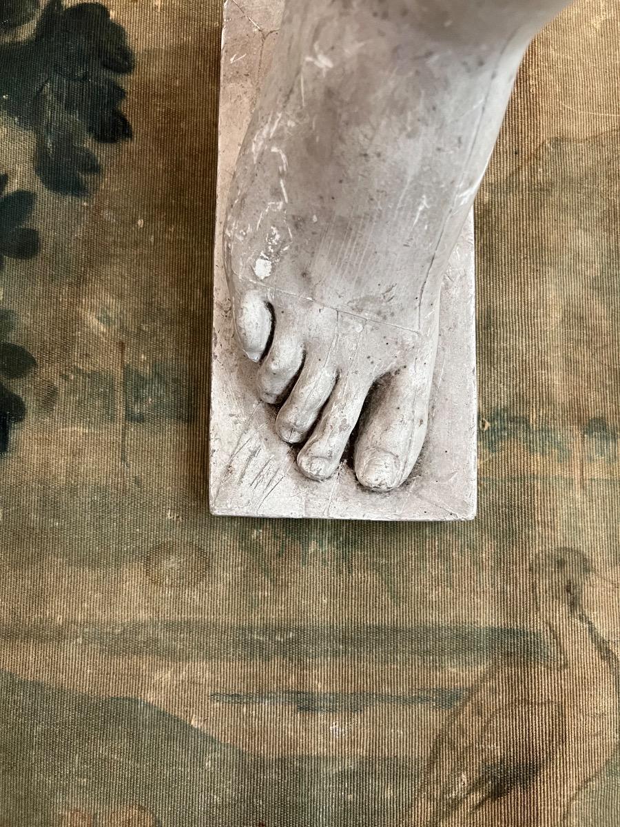 Main et pied plâtre 1930