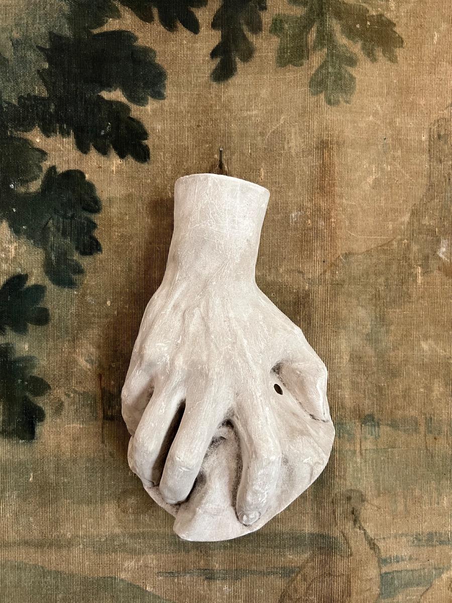 Main et pied plâtre 1930