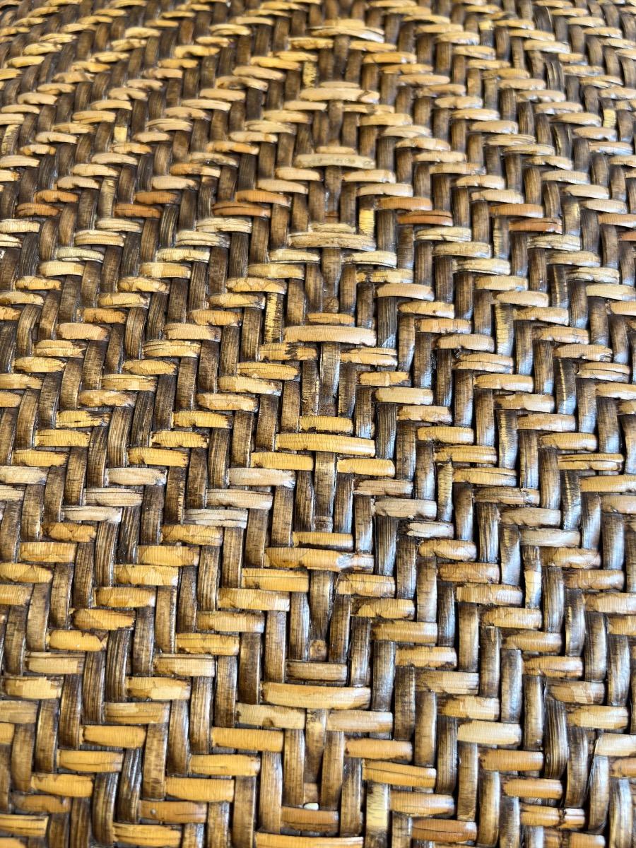 Paire de chaises rotin 1960