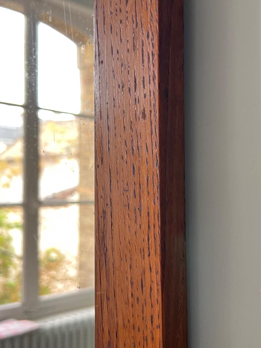 Miroir baguette chêne 1940