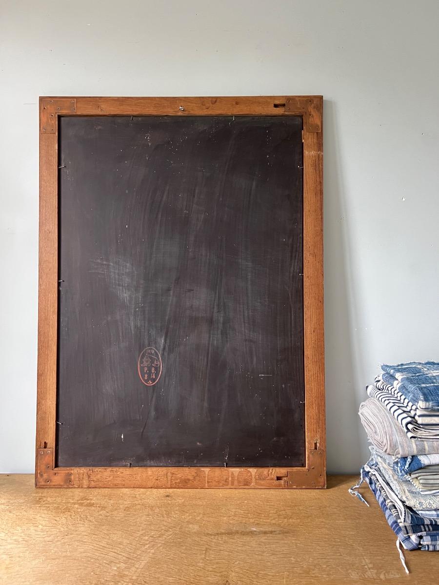 Miroir baguette chêne 1940