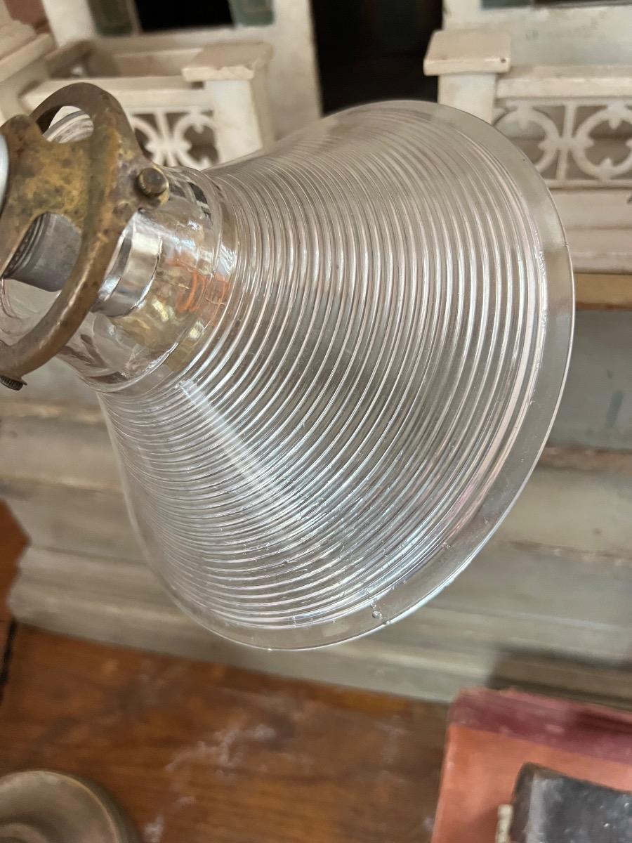 Lampe ajustable bronze nickelé 1920