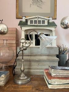 Lampe ajustable bronze nickelé 1920