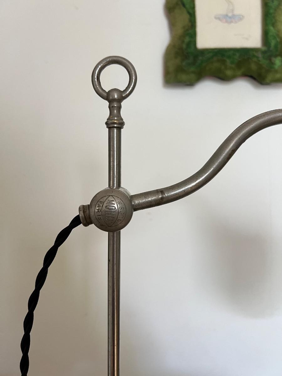 Lampe ajustable réflecteur coquille 1920
