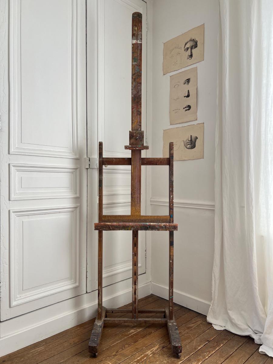 Chevalet ajustable chêne 1930