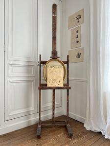 Chevalet ajustable chêne 1930