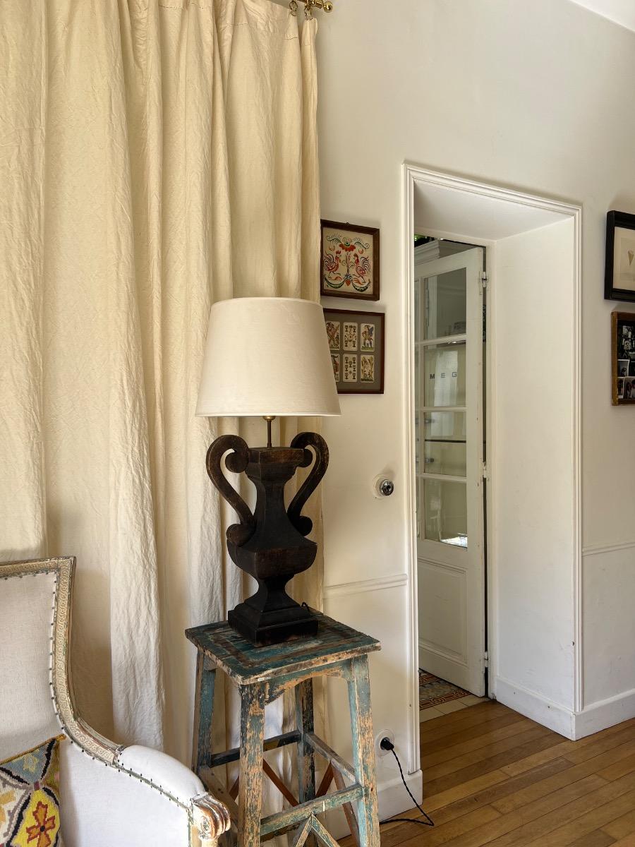 Grande lampe urne néoclassique 1940