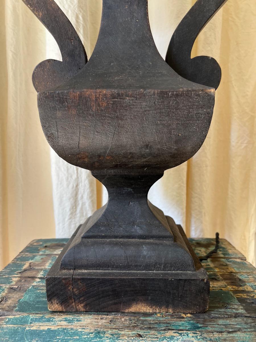Grande lampe urne néoclassique 1940