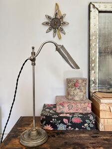 Lampe ajustable acier nickelé 1930