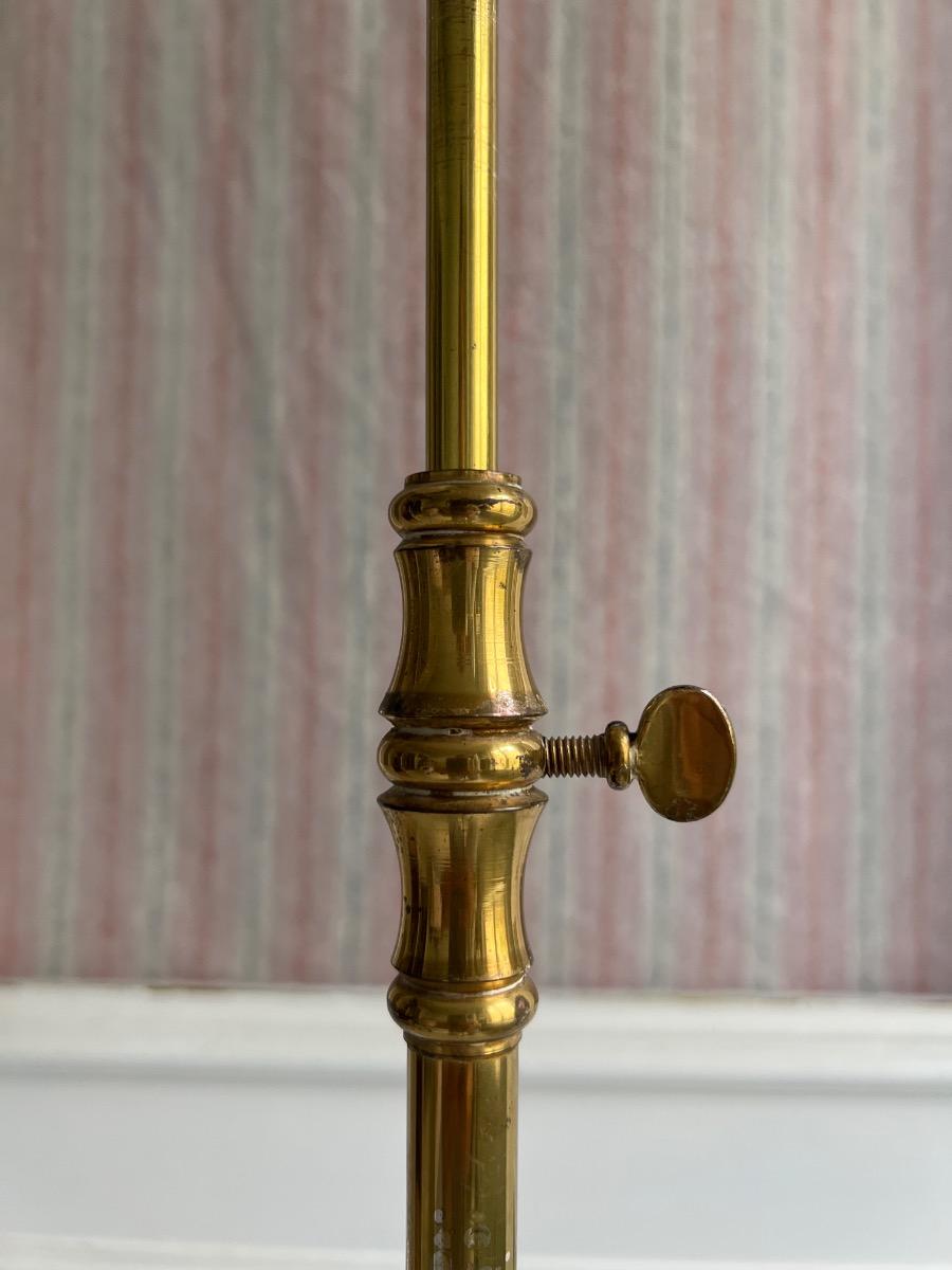 Lampe de parquet ajustable laiton 1950